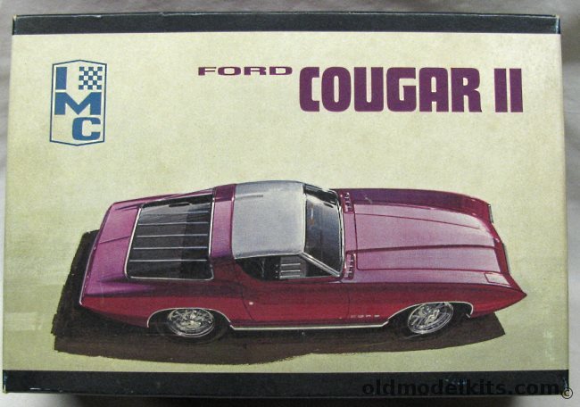 IMC 1/25 1963 Ford-Mercury Cougar II Concept Vignale, 103-200 plastic model kit